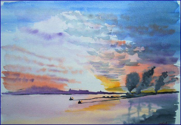 aquarelle 30X40 - 50€